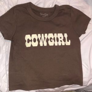 Brandy Melville Cowgirl Crop Top 